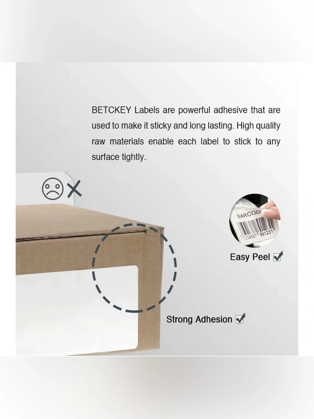 Blank White Thermal Label Rolls